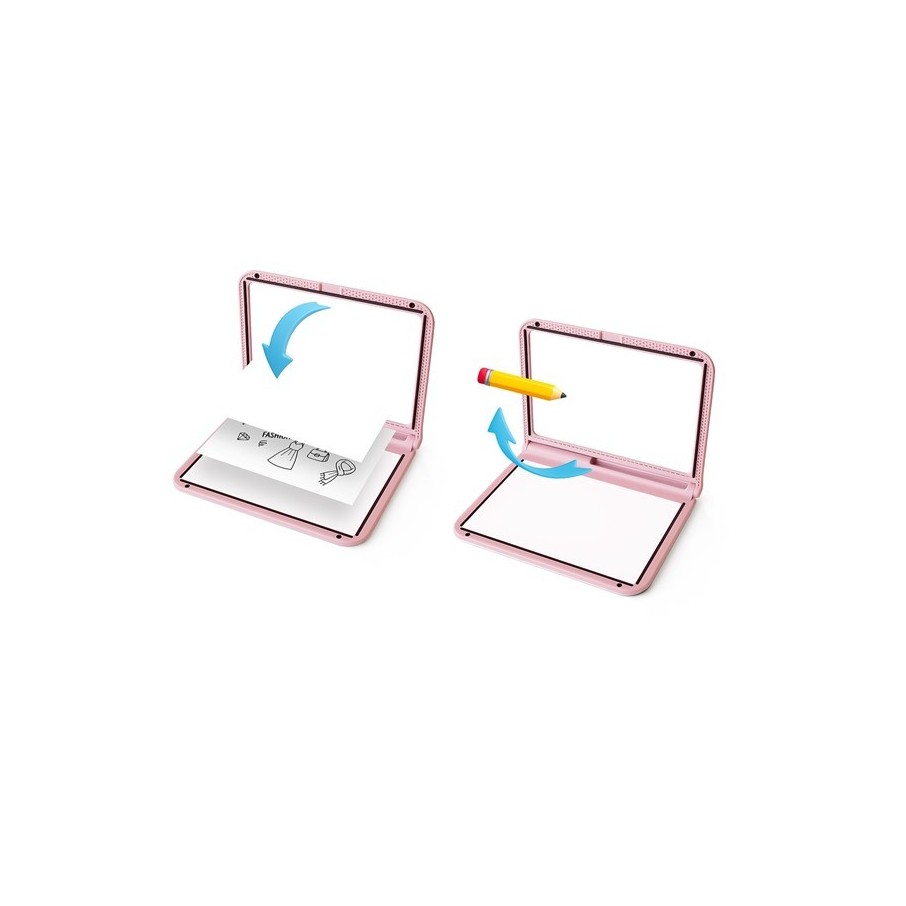 Pizarra reversible con luz Kidydraw fashion world (Kidywolf)