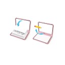 Pizarra reversible con luz Kidydraw fashion world (Kidywolf)