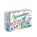 Aquarellum junior mariposas y flores (Sentosphère)