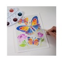 Aquarellum junior mariposas y flores (Sentosphère)