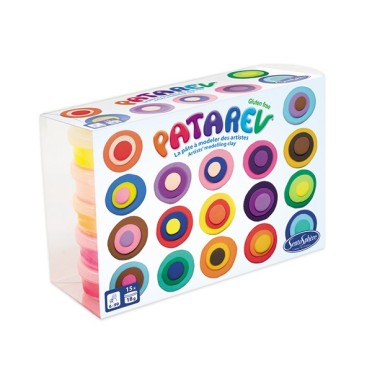 15 botes de pasta de modelar Patarev (Sentosphère)