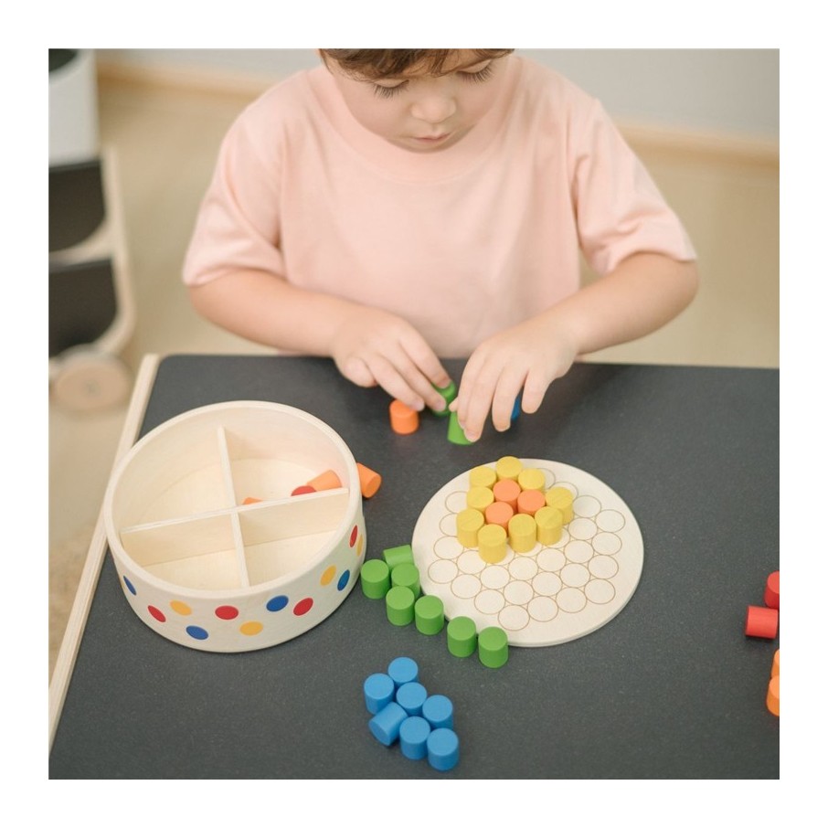 Caja de fichas con patrones (Plantoys)