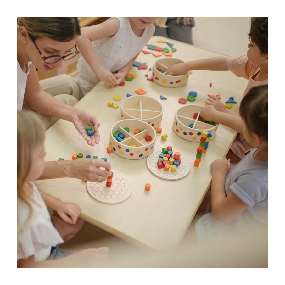 Caja de fichas con patrones (Plantoys)