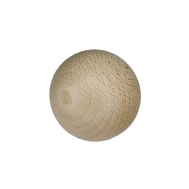 Bola de madera grande cesto de los tesoros