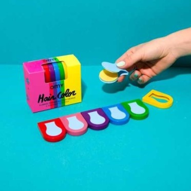 Tizas temporales para el pelo (Omy)