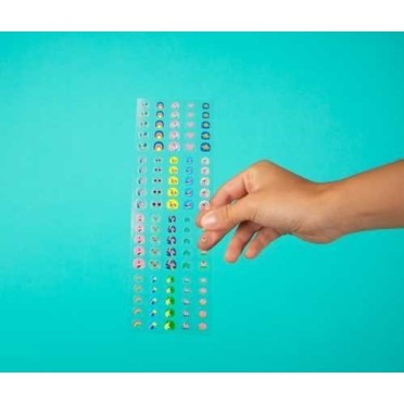 Pegatinas de uñas unicornios (Omy) 2