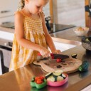 Set de plato y cuchara Ramona el rábano ( Oli & Carol)