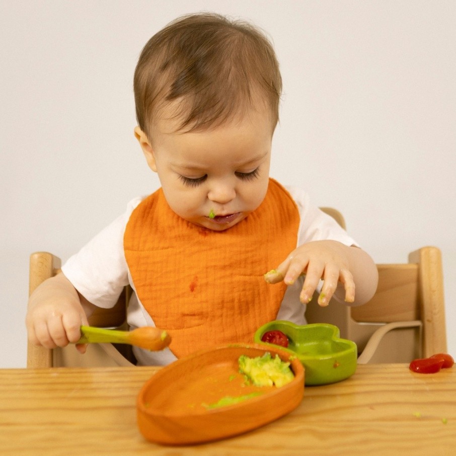 Set de plato y cuchara Cathy la zanahoria (Oli & Carol)