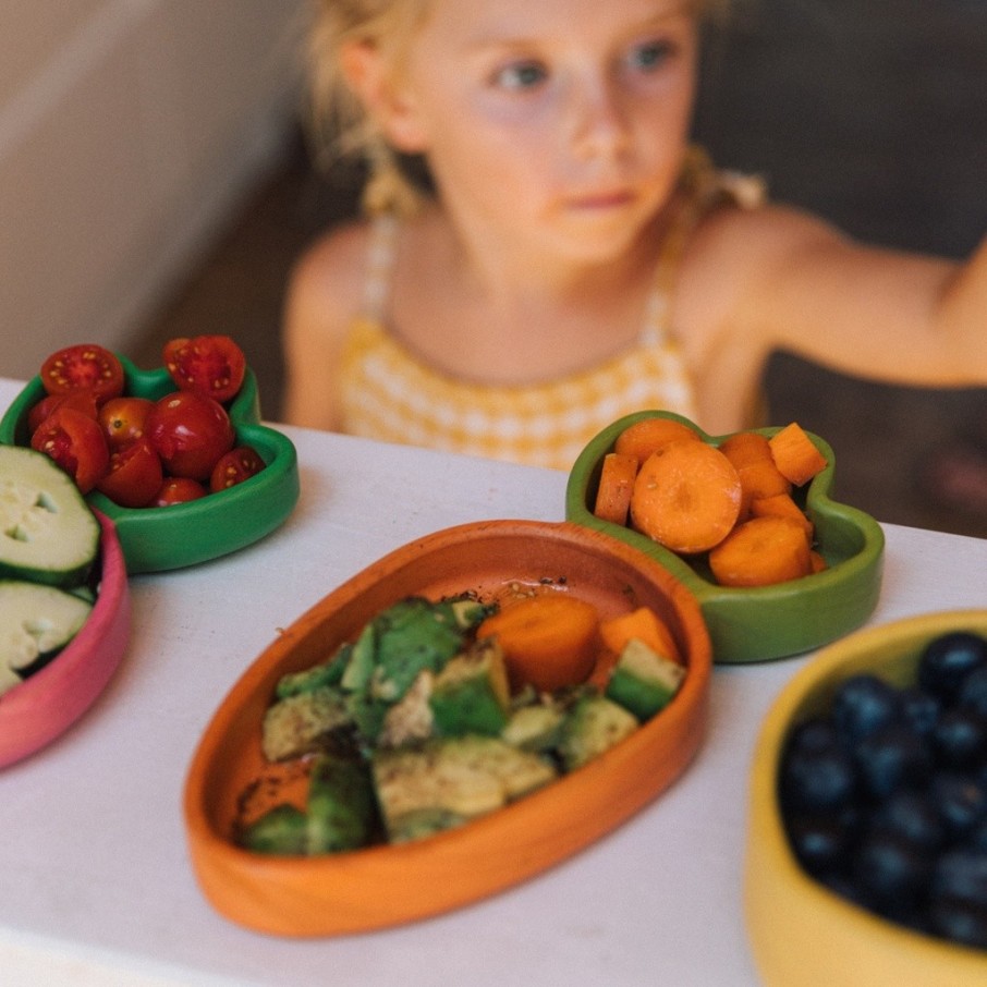 Set de plato y cuchara Cathy la zanahoria (Oli & Carol)