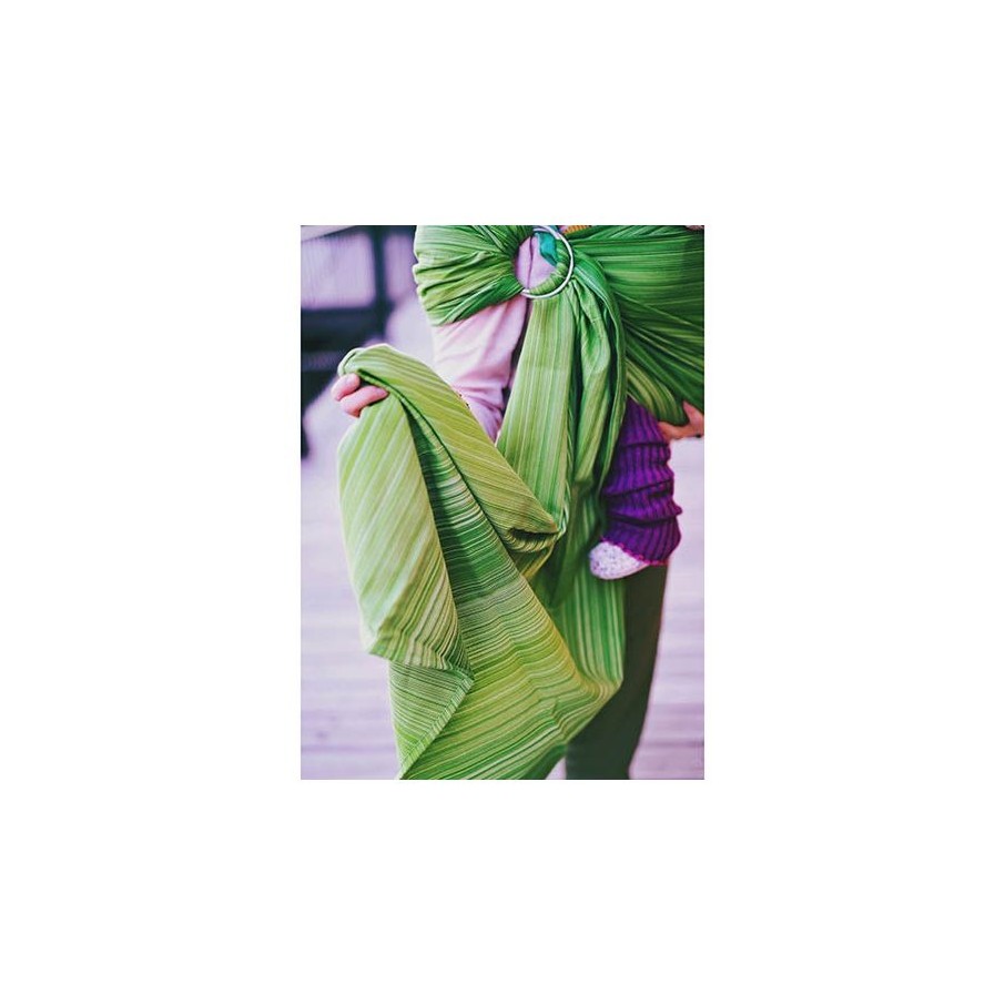 Bandolera de Anillas Little Frog (Algodón Oliva)