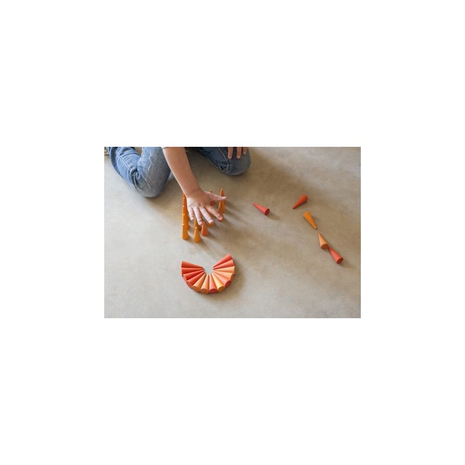 MANDALA CONO NARANJA (Grapat)