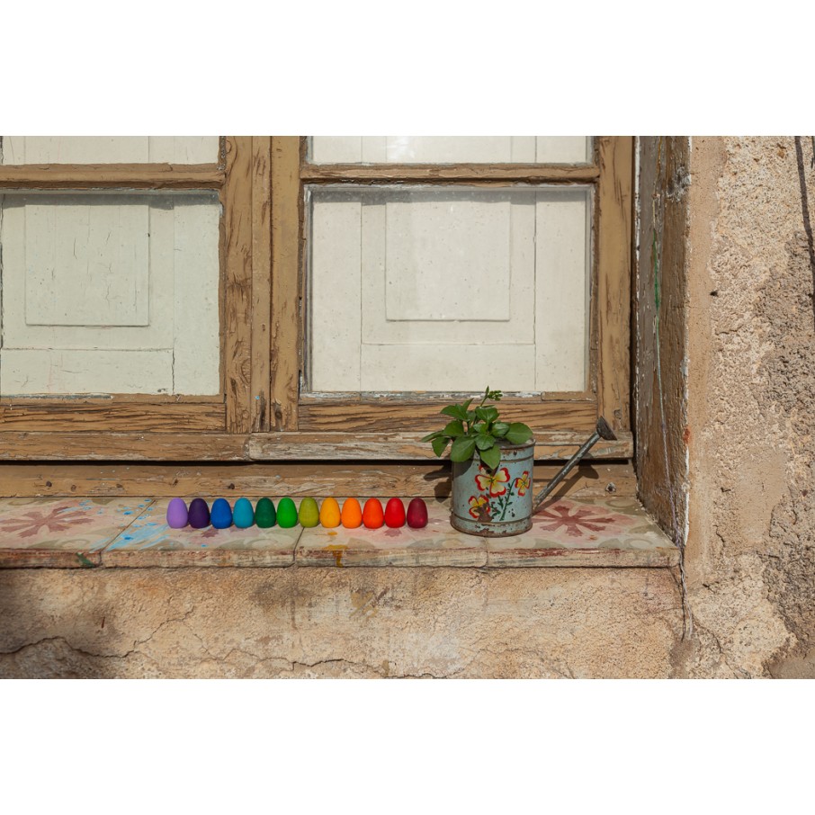 MANDALA HUEVOS ARCO IRIS (Grapat)