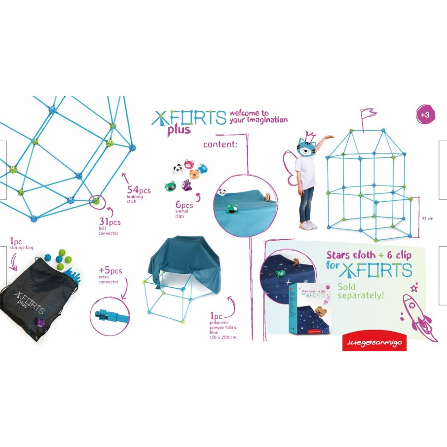 Construye tu cabaña con X-FORTS