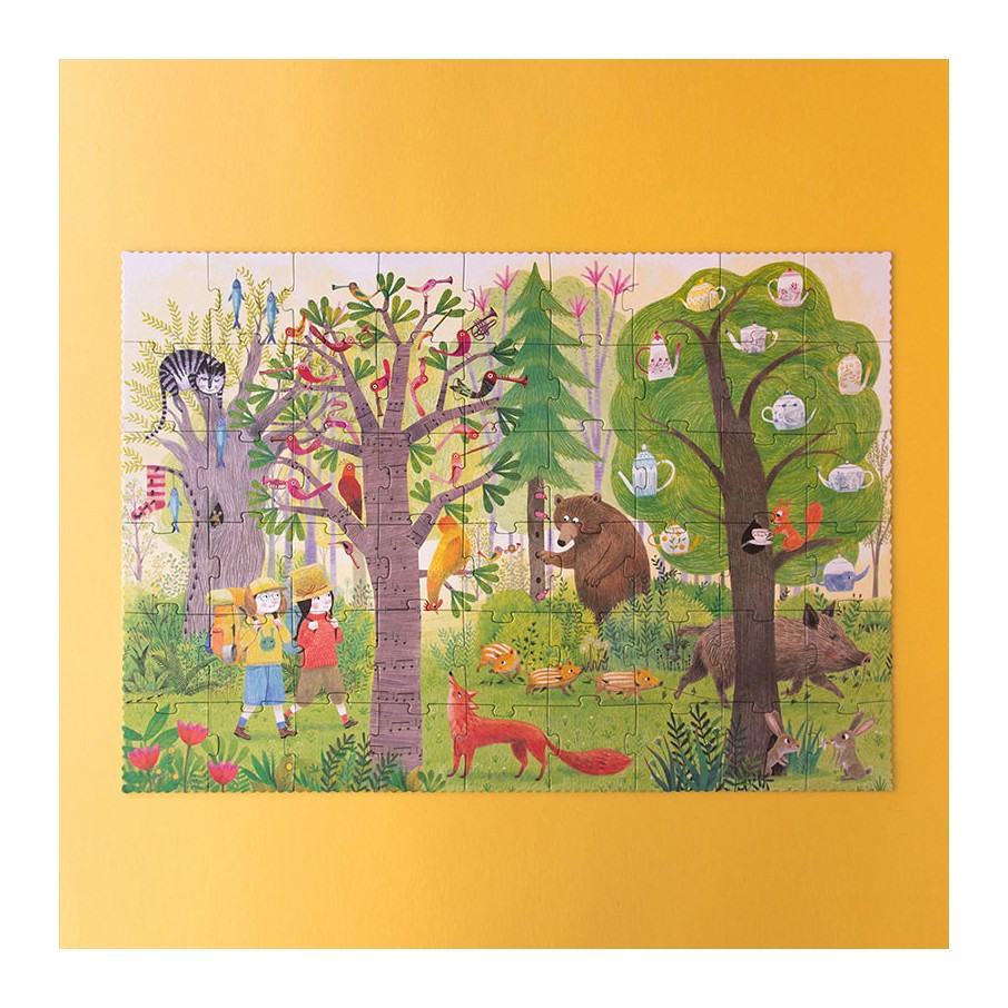 Night and day in the forest, puzzle LONDJI