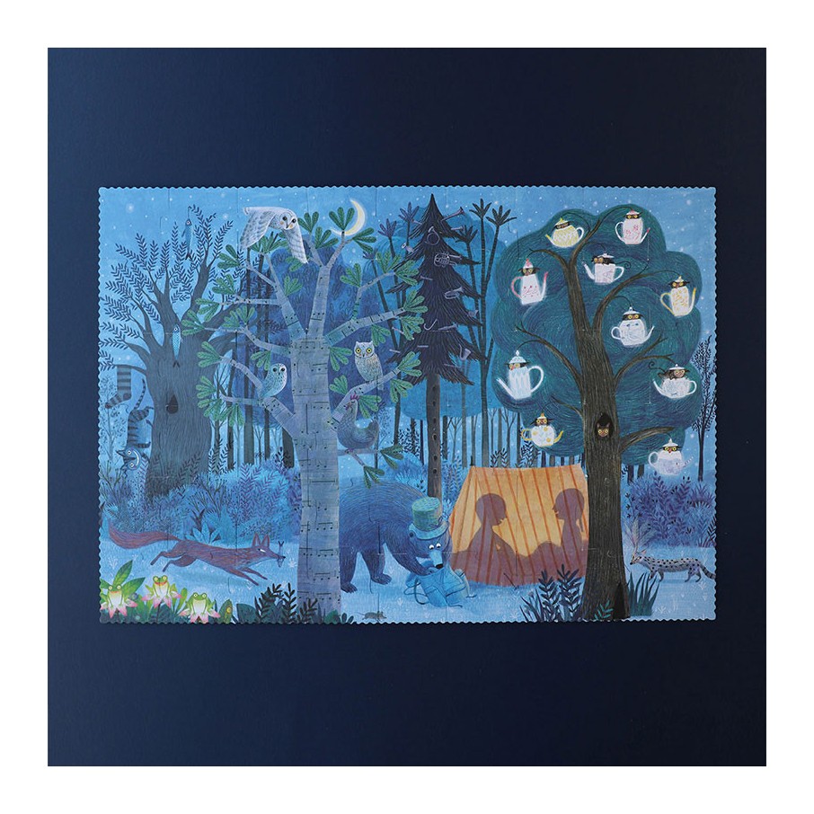 Night and day in the forest, puzzle LONDJI