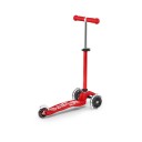 Patinete MICRO mini deluxe led rojo