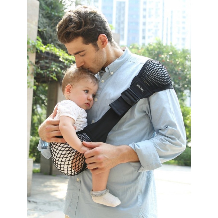 Portabebé Kantan Net Negro Talla M