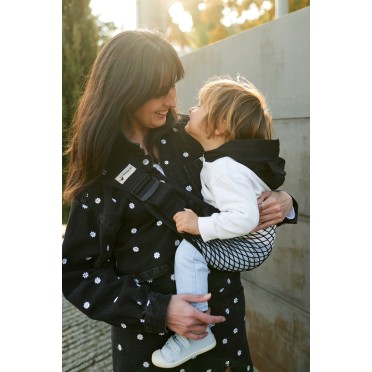 Portabebé Kantan Net Negro Talla M