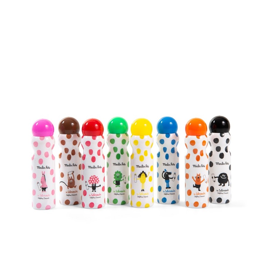 Marcadores Tampón Schmouks Moulin Roty (caja 8ud)