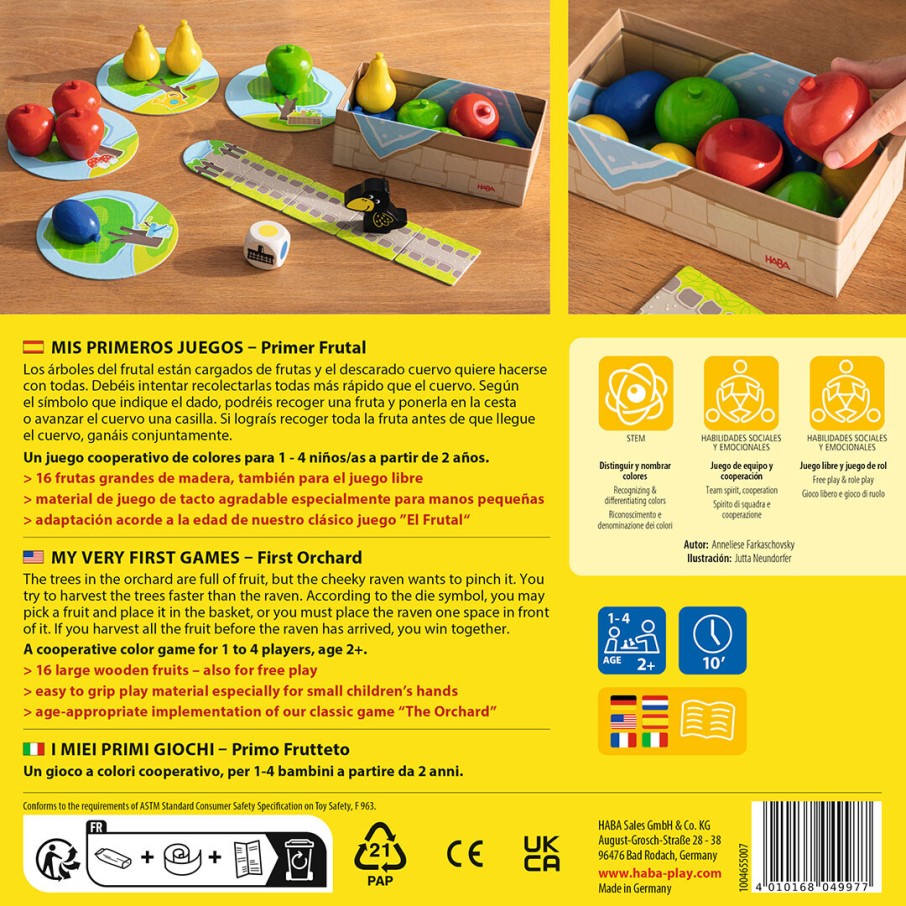 Primer frutal juego Haba