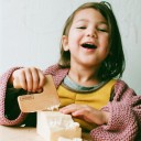 Cuchillo de aprendizaje de madera Träkniv de Skagfä