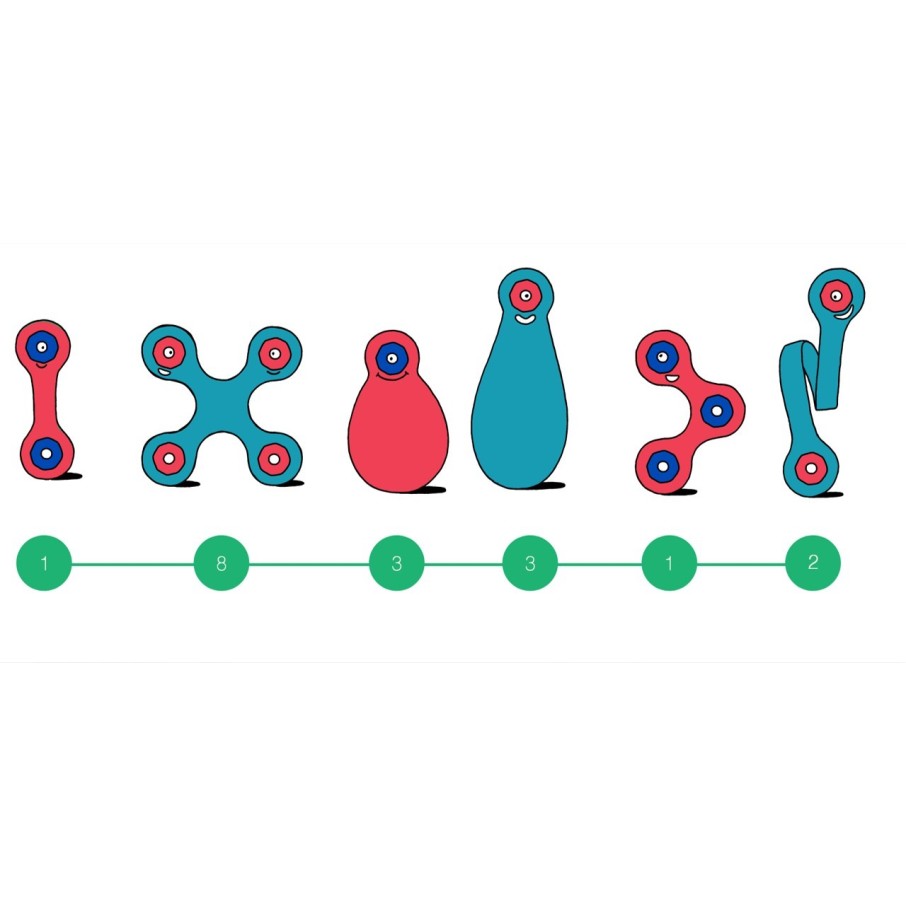 Clixo Itsy Pack - Flamingo/Turquesa