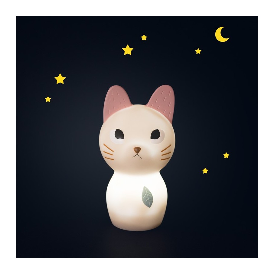 Lamparita quitamiedos Gato Moulin Roty