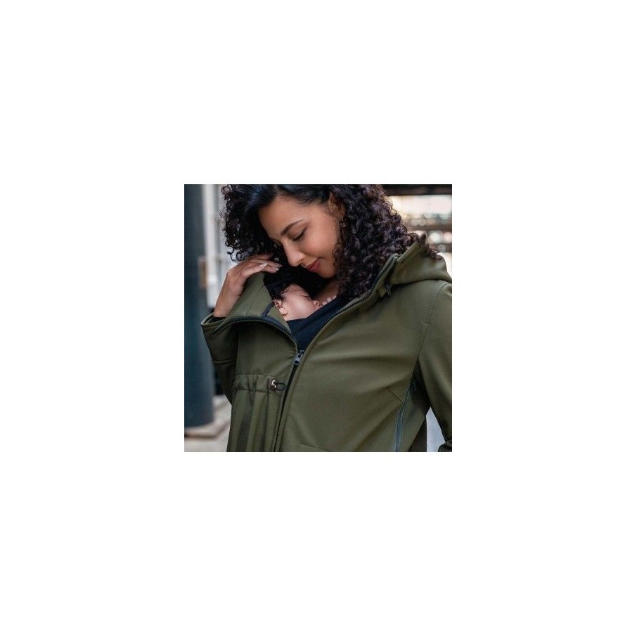 Abrigo de Porteo y Embarazo Wombat Shell de Wombat London Kaki