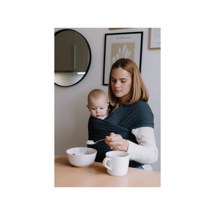 Fular Elástico Boba Wrap Serenity Bambú (Charcoal)