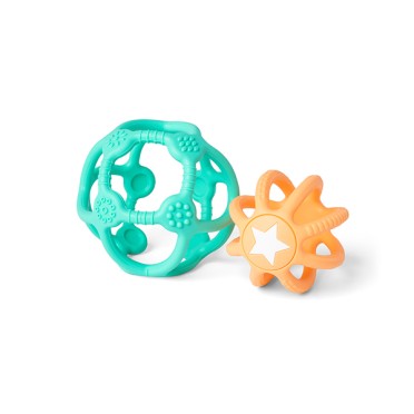 Pelota sensorial Mint y Salmón Little L 2