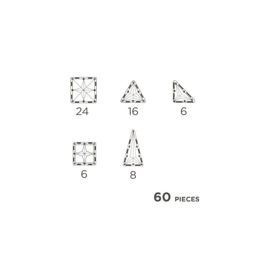 Pack Cleverclixx 60 piezas colores vivos