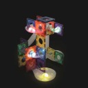 Pista de bolas luminosas Cleverclixx 100 piezas colores vivos