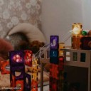 Pista de bolas luminosas Cleverclixx 100 piezas colores vivos