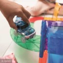 Coche de carreras azul con luz Cleverclixx