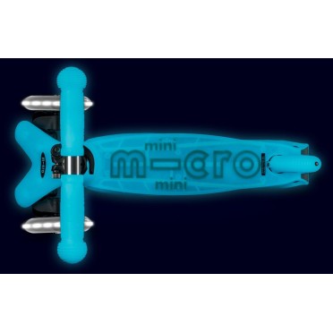 Patinete Micro Deluxe Glow Led Aqua 2