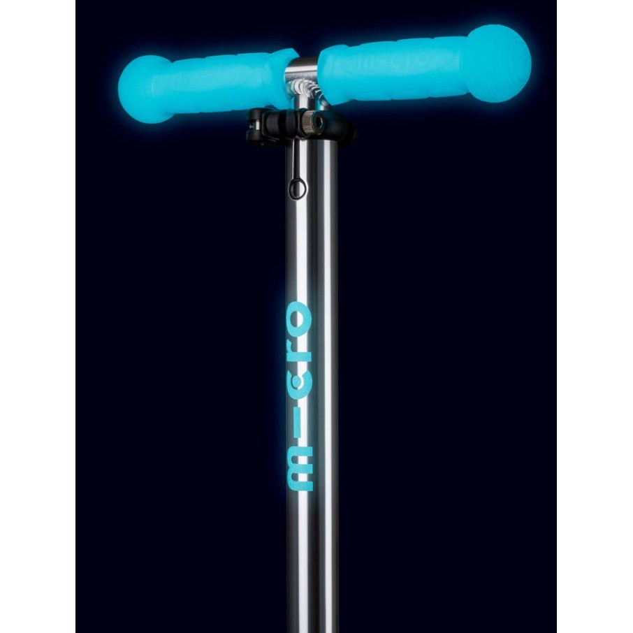 Patinete Micro Deluxe Glow Led Aqua