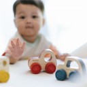 Coche de Madera Azul Plantoys