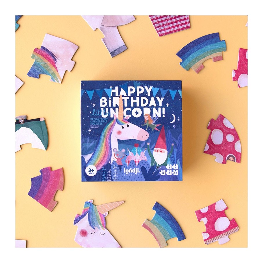 Happy Birthday unicorn puzzle LONDJI