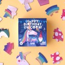 Happy Birthday unicorn puzzle LONDJI