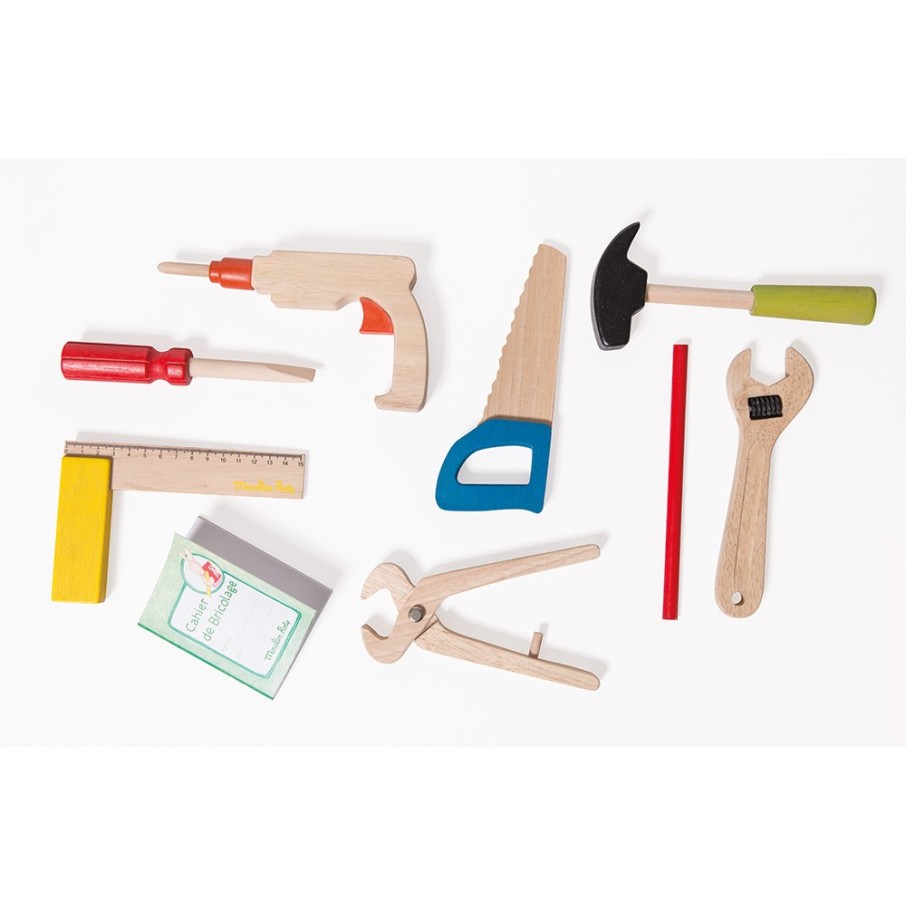 Maletín herramientas madera Moulin Roty