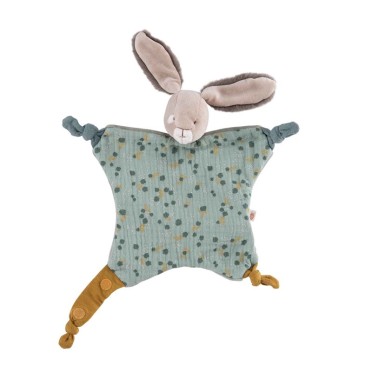 Doudou conejo salvia Petits Lapins Moulin Roty 2