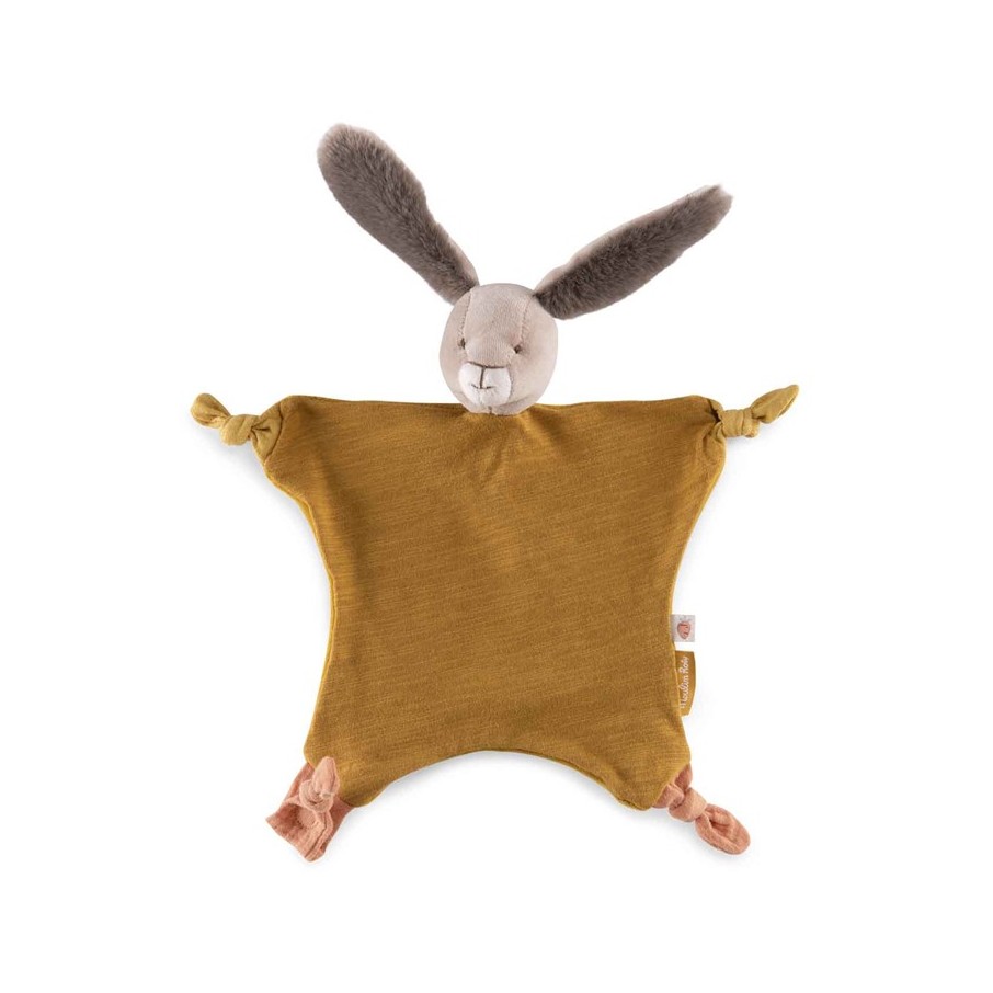 Doudou conejo ocre Petits Lapins Moulin Roty