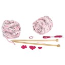 Kit para tejer una bufanda