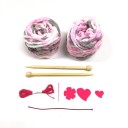 Kit para tejer una bufanda