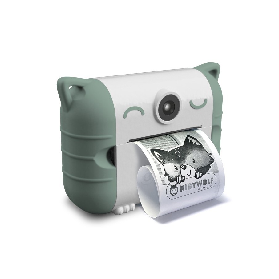 Cámara de fotos imprimible Kidyprint (verde)