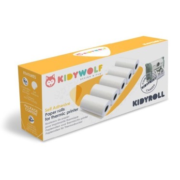 Papel adhesivo Kidyprint (5 rollos)