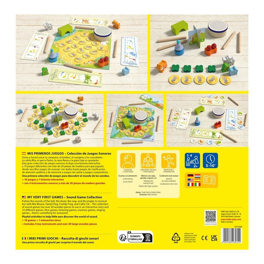 Mis primeros juegos –Colección de Juegos Sonoros HABA
