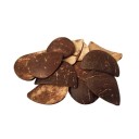 Cáscara de coco natural Cesto de los tesoros