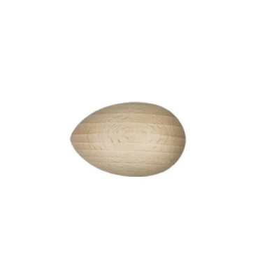 Huevo de madera Cesto de los tesoros