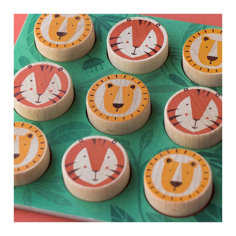 Lion and tiger tic tac toe LONDJI